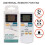 4X FAN-2989W Fan Remote Control Universal Remote Control 5