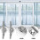 12Pcs Door Wheels Sliding Glass Door Roller Replacement 4