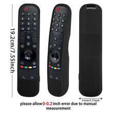2X Fernbedienungs Schutz HüLle für AN-MR21 MR21GC MR21GA TV-Fernbedienung Silikon Schutz HüLle mit Lanyard (B)