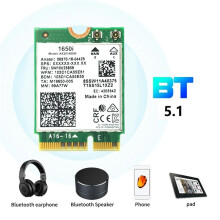 1650i AX201NGW Karta WiFi 3000Mbps WIFI6 2.4G/5G Dwuzakresowy Cnvio2 5.1 Bezprzewodowy Adapter WiFi dla Win10/Win11