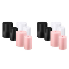 12 StüCk Cup Turner SchaumbechereinsäTze für 3/4 Zoll Pvc-Rohrbecher 10 Unzen Bis 40 Unzen Becher Crafting (Schwarz/Weiß/Rosa)