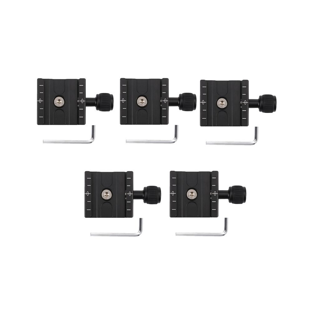 5X Aluminium 50Mm Quick Release Plate Qr Clamp Fits Arca Swiss Standard For Tripod Ballhead 4713522384041
