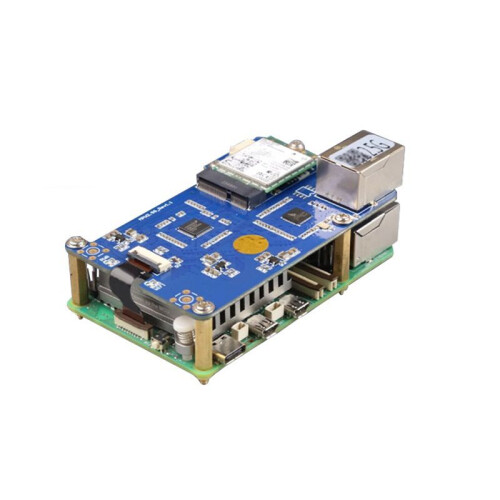 MPW2.5G para Raspberry Pi 5 Placa de Expansão PCIE para WiFi7 2.5G ETH com Módulo WiFi RTL8125 M.2 Ekey Interface para RPI 5 1