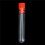 100 Pcs Non-Completed Plastic Test Tubes Lab Test Tool with Screw Cap Transparent, 12 x 60mm 3
