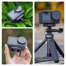 6X TELESIN Accessoires de Caméra D'Action Adaptateur Magnétique à Deux Griffes pour Adaptateur OSMO Action 3