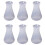 6X Plastic Transparent Laboratory Chemical Erlenmeyer Flasks Container Bottle - 250 Ml 1