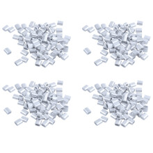 2mm Aluminum Double Hole Wire Rope Clamp Clip Sleeve 320 Pcs