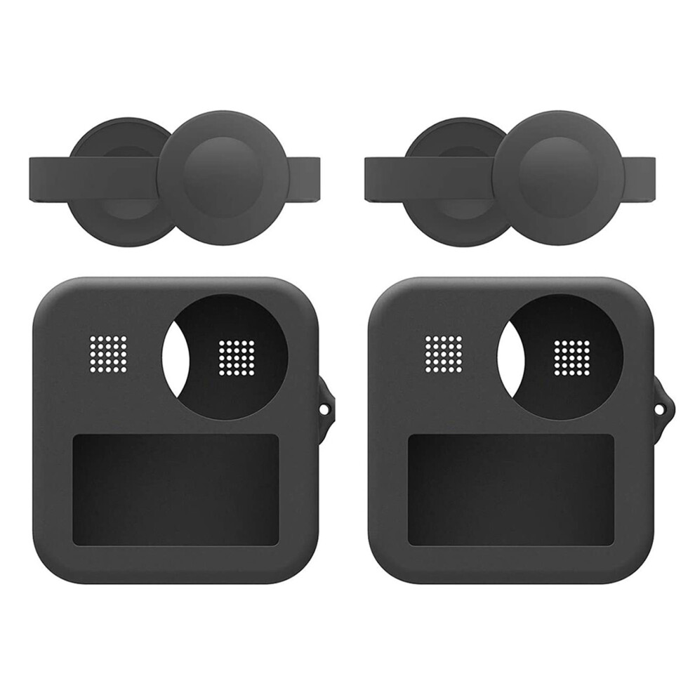 2X Silicone Case For Max Dual Lens Caps Case Cover Protective Case For Max Action Camera Accessories 6031363948764