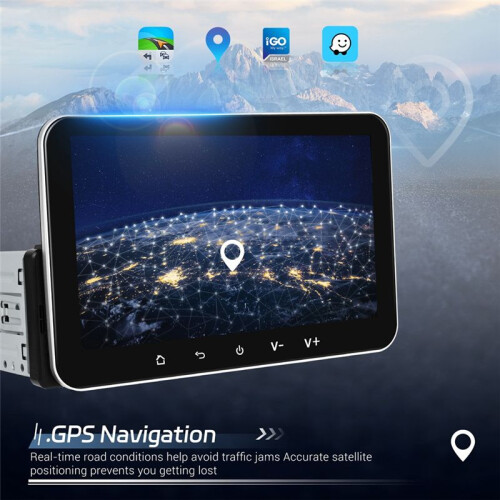 7 Polegadas para Android 2G + 32G Rádio de Carro 1 Din Multimídia Player Sem Fio Carplay Android Auto WIFI  FM Estéreo de Carro 2