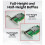 10G SFP+ Network Card for  Host Controller PCI-E X8/Compatible with X16 PCIe V2.0 (5.0 /S) 10