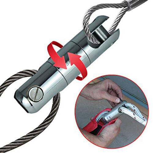 4X Cable Pulling Swivel Wire Bearing Breakaway Swivel 1 Ton 2