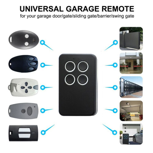 4st Universal Multifrequency Garage Remote Gate Remote Control 280-868MHZ för Alla Fasta Koder och Delar Av Rullande Kod 2