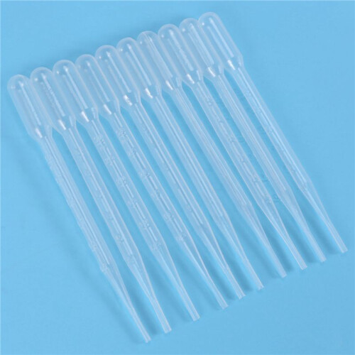 30Pcs 3ML Disposable Plastic Eye Dropper Set Transfer Graduated Pipettes 2