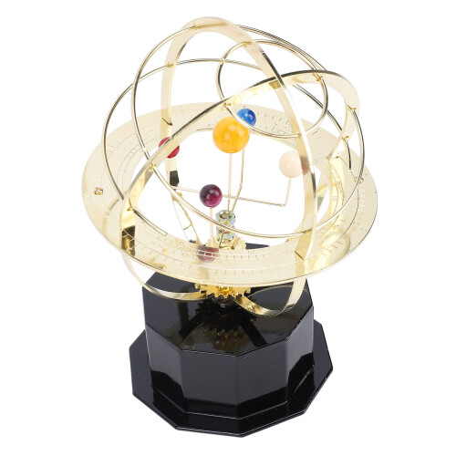 Retro Solar System Desk Decor Iron Craft Educational Planet Ornament