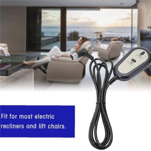 3X Interrupteur D'Inclinaison Électrique Télécommande Chaise Élévatrice Interrupteur de Commande Manuelle à 2 Boutons Appareils Ménagers 1