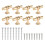 8 Packs Champagne Gold Cabinet Knobs Drawer Knobs Euro T Bar Cabinet Handles Modern Knobs for Cabinets and Drawers 1