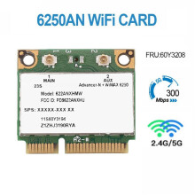 3X 6250AN 622ANXHMW WiFi-Kort 300Mbps 2,4G & 5G WiFi-Adapter för / Advanced-N 6250