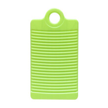 (Green) Anti-Slip Thick Plastic Washboard for Laundry