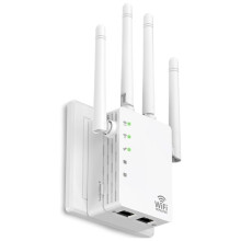 Extension Wi-Fi, Amplificateur de Signal Wi-Fi Double Bande (5,8 GHz et 2,4 GHz), Répéteur Sans Fil, Prend en Charge les  Ethernet à Vitesse