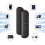 2X Flying Mouse 2.4G+ Double Modèle Clavier Rétroéclairé Coloré Télécommande Intelligente TV Box Télécommande 8