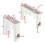 Aluminum Profile Fixing  MGN12 Linear Guide Fixing Block with Screws Compatible with  3 2020 Series 6
