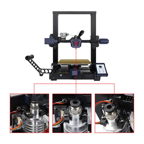 3D Printer Accessories  for Vyper E Kobra Extruder Hot End Mounting Block Automatic Leveling 2