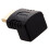 4X  Adapter 90 Degree Right Angle L - Type (Bottom)Black 5