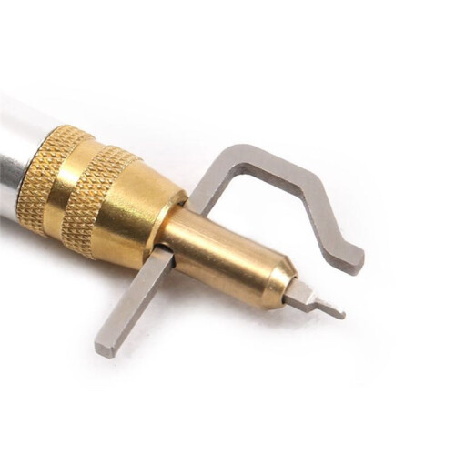 Multifunctional Aluminum Handle Grooving Leather Processor Edger DIY Leather Tool Set 1