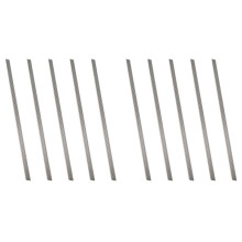 50 PZ DIY Modello Rc Barra Tonda Circolare Circolare In Acciaio Inox 500Mm X 3Mm