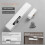Door Closer Stopper Automatic Closer Lock Retractable Closing Type Automatic Door Closer Home Improvement Black Left 2