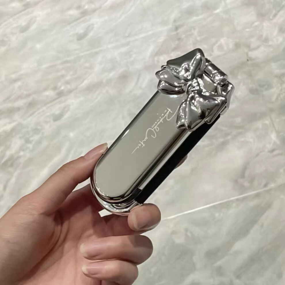 Roc-Electron Silver (Silver) Foldable Travel Hair Brush With Mirror - 50 Chars