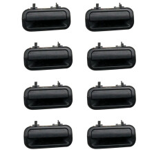 8X IZ1521106 Car Black Exterior Rear Right Door Handles Replacement for Rodeo Pickup 1998 1999 2000 2001 2002 2003