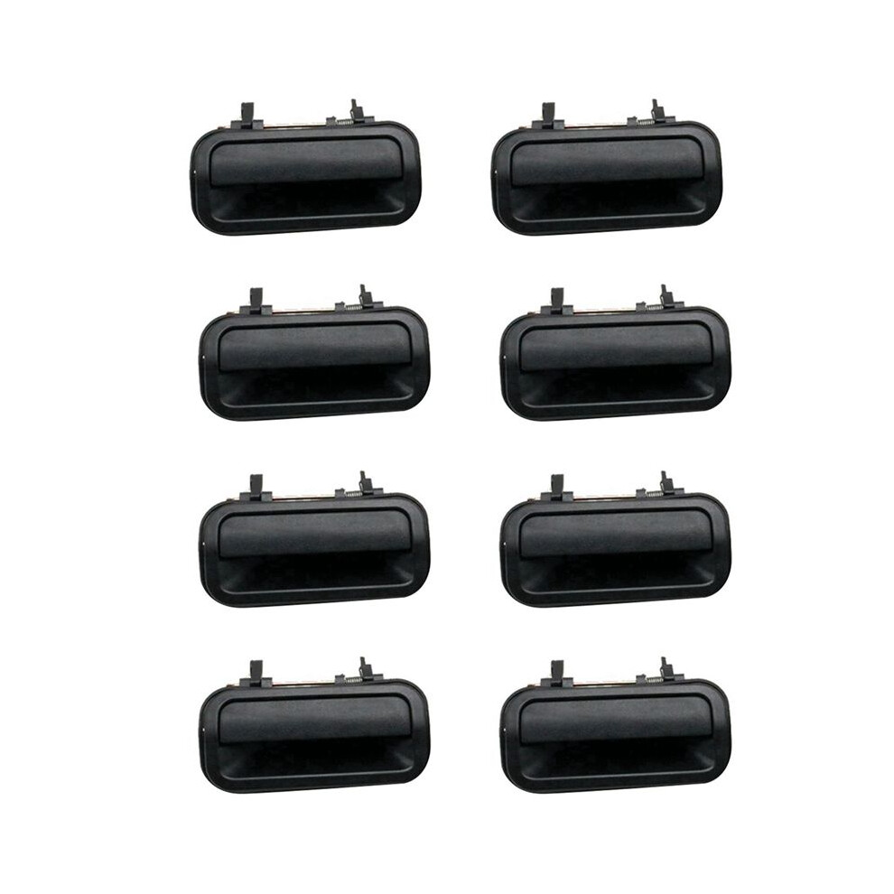 8X Iz1521106 Car Black Exterior Rear Right Door Handles Replacement For Rodeo Pickup 1998 1999 2000 2001 2002 2003 6032462152298