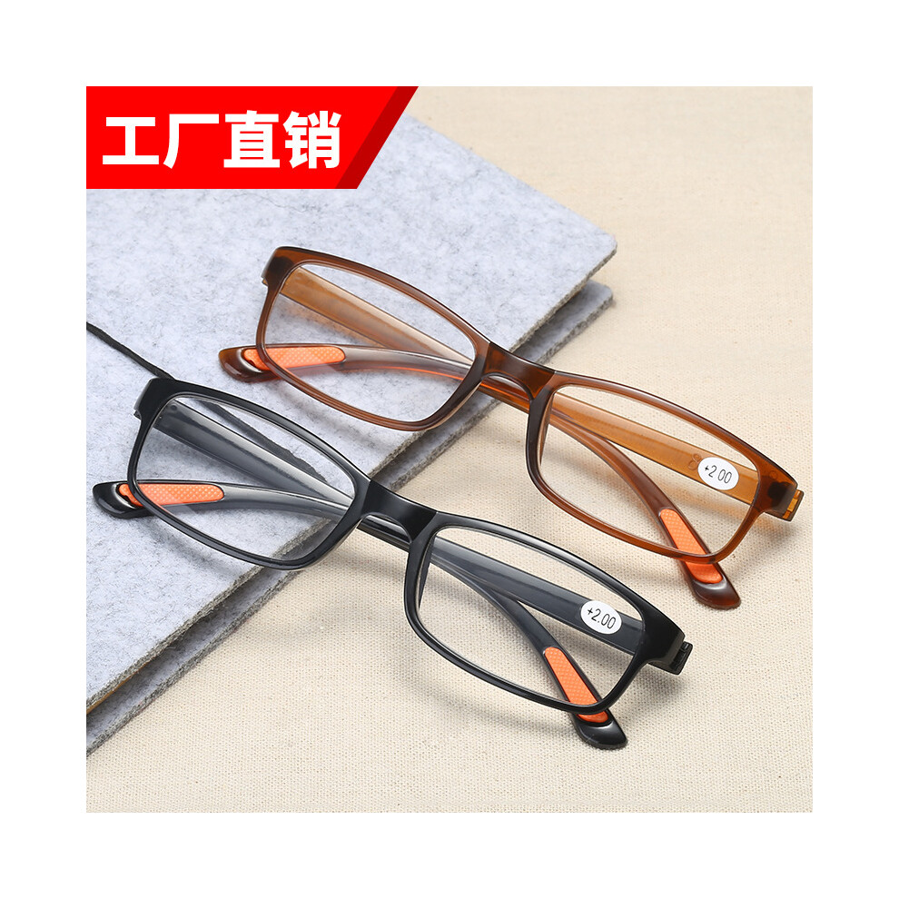 Penghui-Toys Black (, 150) Hd Resin Reading Glasses, Comfortable & Lightweight