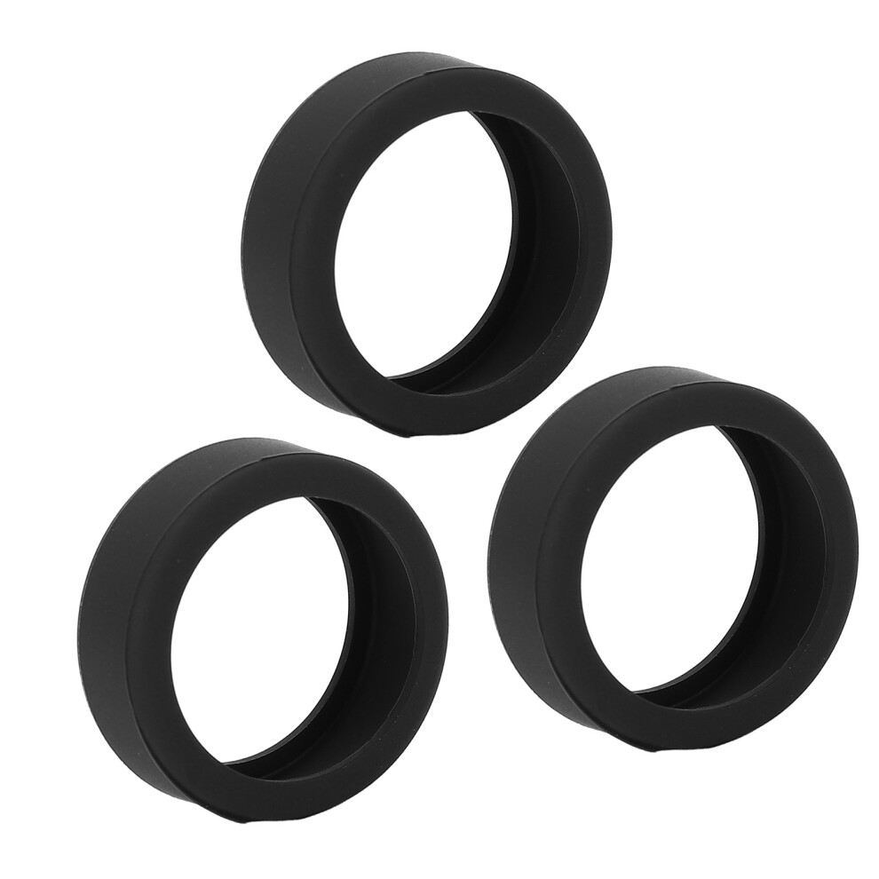 3Pcs Silicone Ring Covers For Smart Ring, Size 11-13 Black 5031391161051