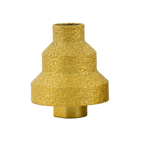 Diamond Brazed Multi-layer Tapered Reamer 10mm Wet/Dry Drill Tool 2