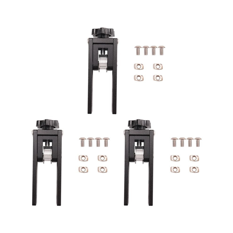 3X 2020 V-Slot Aluminum Profile X-Axis Synchronous Belt Stretch Straighten Tensioner Set For -3 6032031592296