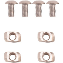 3X 2020 V-Slot Aluminiumprofil X-Achsen-Synchronriemenspannungs-Gurtstraffer-Set für  -3 CR-10 / 10S 3D-DruckerzubehöR Teile Schwarz