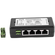 5X 4 Port Poe Injector Poe Power Adapter Ethernet Power Supply Pin 4,5(+)/7,8(-)Input Dc12V-Dc48V for Ip Camera
