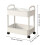 (2 layer) Mobile Storage Cart with Wheels for Kitchen & Bathroom 1
