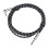 Cable de guitarra de 6,5 mm 3 m negro ángulo a recto 15