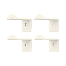 (White, 4PCS) Cowboy Hat Wall Rack - Space Saving Organizer