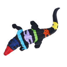 Cute Hand-Painted Crocodile Garden Ornament