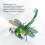 Dragonfly Fence Art Rustproof Iron 15