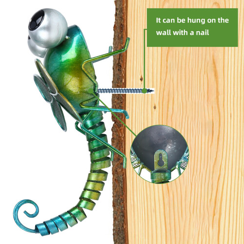 Dragonfly Fence Art Rustproof Iron 2