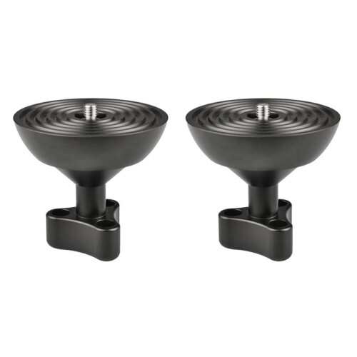 2pcs 100mm Half  Video Bowl Tripod Apex  Adapter for Weifeng Bogen 3/8 Inch Stud Mount