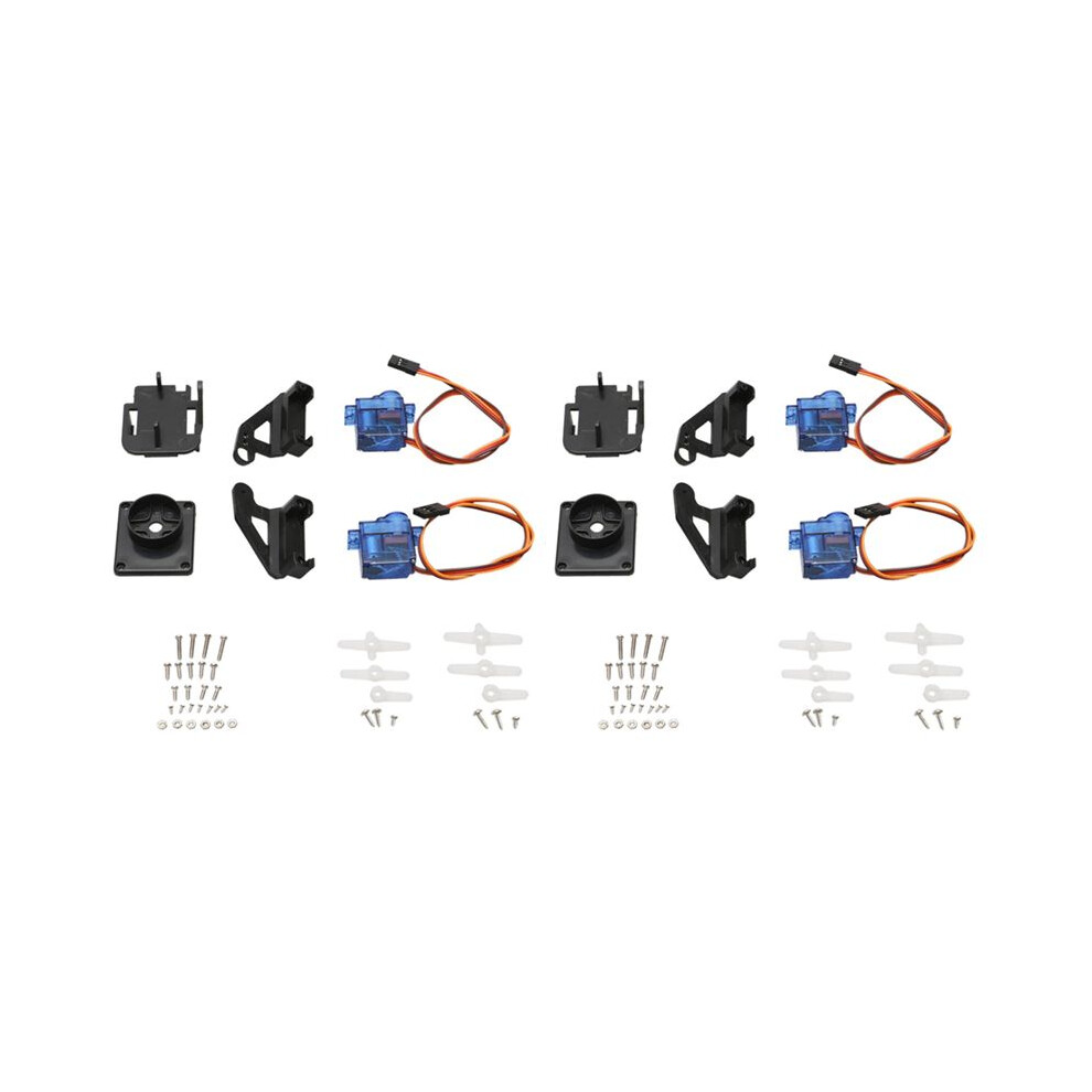 2Set Dual Axle Servo Gimbal Anti-Vibration Camera Platform Mount Ptz Pan/Tilt With 4Pcs 9G Servo For Fpv Drone Assembly 6133606736258