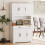 Homcom Alacena de Cocina Blanco 94 x 39.5 x 175.2 cm 2