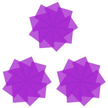 27PZ Filtro Luce Gel Correzione Colore Sovrapposizioni Colorate Filtro Gel Illuminazione Pellicola per Film, Video, Foto, Palcoscenico (Viola)