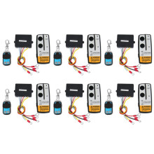 6X 12V 12Volt 50Ft Winch Wireless Remote Control Set for Truck  ATV Warn Ramsey